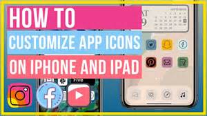 How To Customize App Icons On Iphone And Ipad Custom Icons Youtube