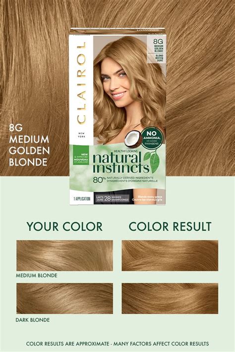 natural instincts 8g medium golden blonde golden blonde hair color blonde hair color golden