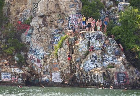 See all things to do. Chimney Rock at Lake Martin...Dangerous..but They Still Do ...