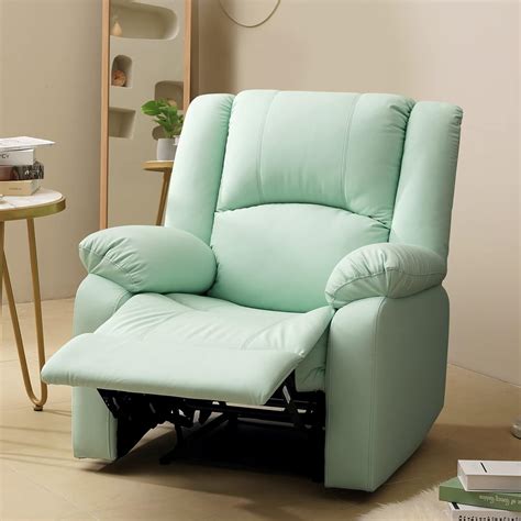 Easeland Manual Leather Reclinermodern And Minimalist