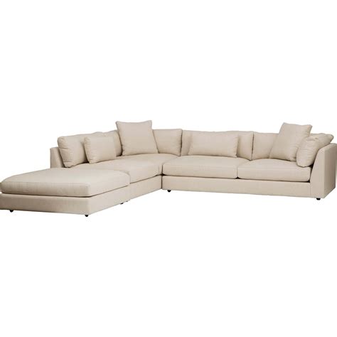 Kellen Sectional Crevere Cream Perfect Poise Living Room Room