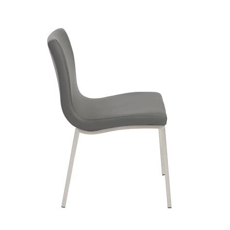 Scott Side Chair Set Of 2 In Gray By Euro Style