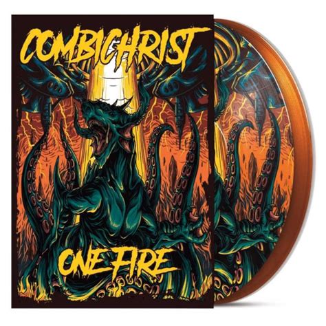 Combichrist One Fire 2 Lporange Vinyl Record Lp Sentinel Vinyl