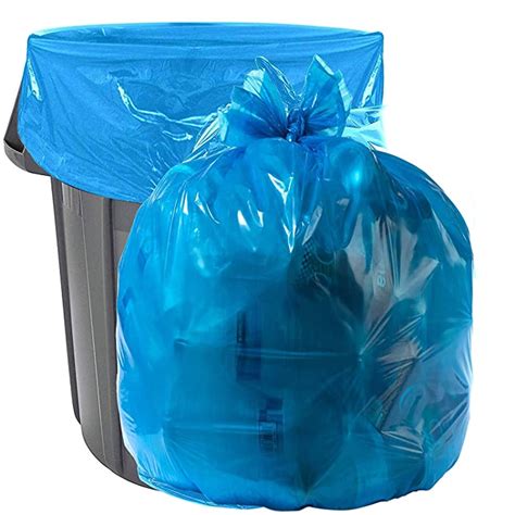 Buy Aluf Plastics 33 Gallon Blue Trash Bags Pack Of 100 15 Mil