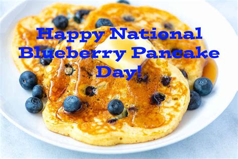 Happy National Blueberry Pancake Day By Uranimated18 On Deviantart