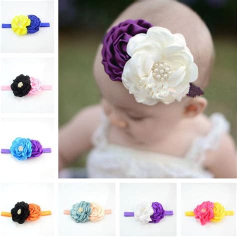 Mhssun 5pcs Newest Flower Baby Girls Hairbands Headpieces Fashion
