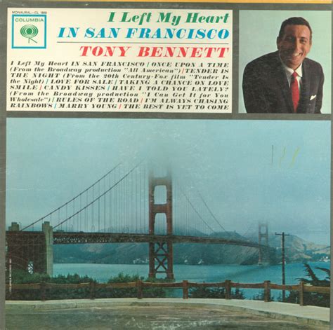 Tony Bennett I Left My Heart In San Francisco 1962 2 Eye Label