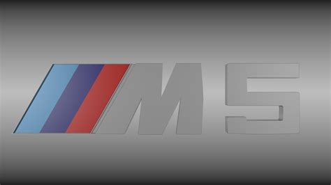 Bmw M5 Logo 3d Model Obj Blend