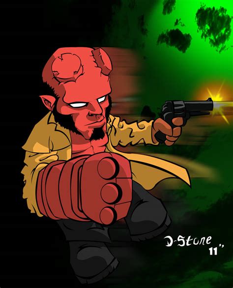 Chibi Hellboy By D Stone On Deviantart