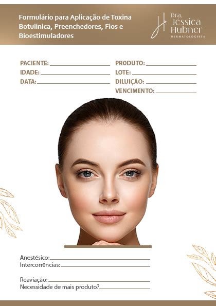Ficha De Anamnese Botox Para Dermatologista On Behance Sexiezpicz Web
