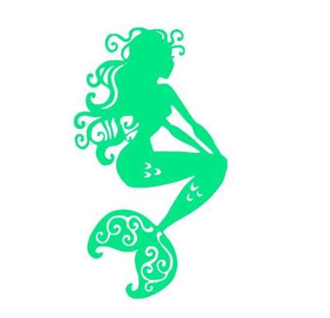 Mermaid Decal Glitter Or Plain Perfect For Yeti Cups
