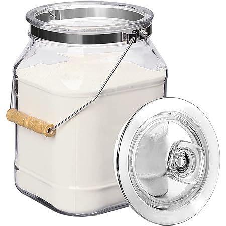 Amazon Com Daitouge Large Glass Jars With Lids 5 5 Gallon 21000 ML