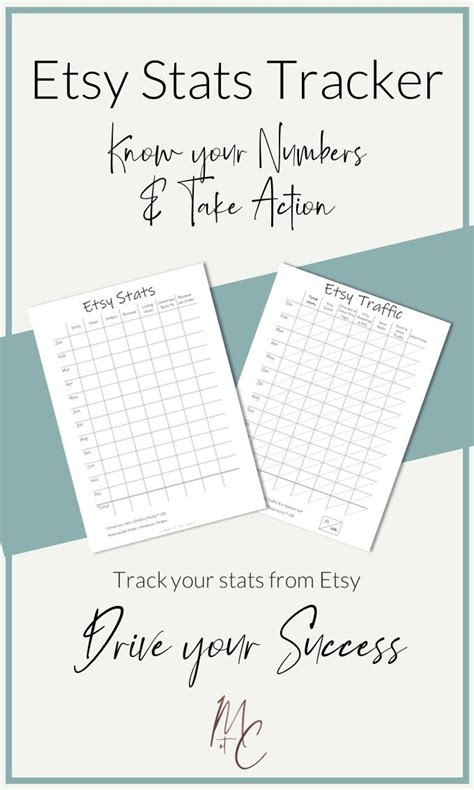 Etsy Stats Tracker Printable Planner To Keep Track Of Your Etsy Stats