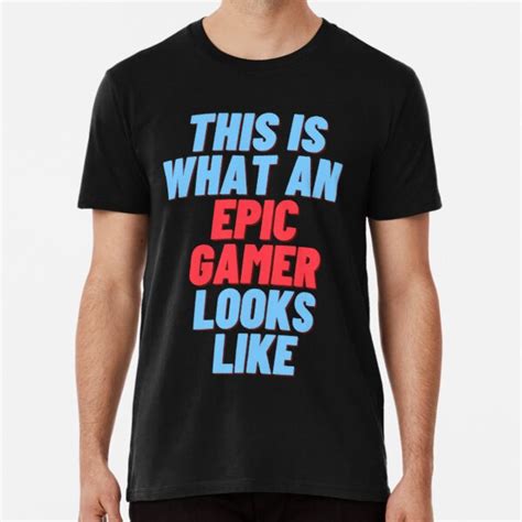 A Funny Design Featuring A Blue And Red Gamer Slogan In A Pattern