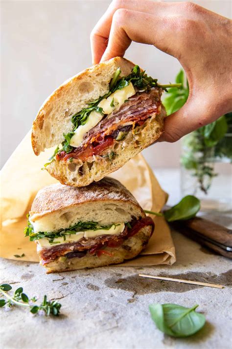 Picnic Style Brie And Prosciutto Sandwich Half Baked Harvest