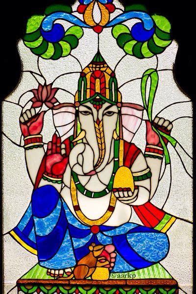 Lord Ganesh Painting Glass Painting Ganesha Painting Ganesha Art