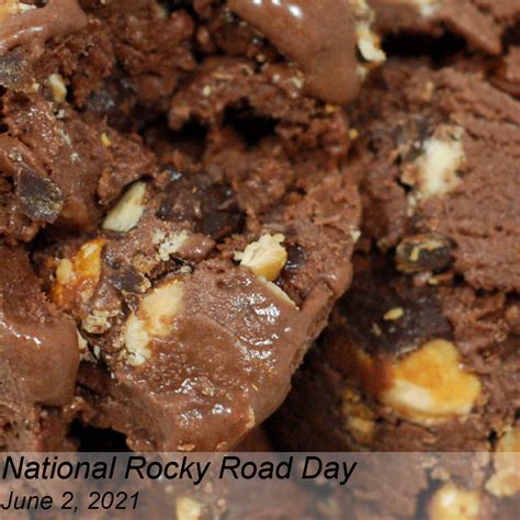 June 2 2021 Rockyroadday Rocky Road Brownie June Desserts Food