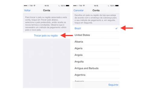 Como Mudar O Pas Da App Store E S Mostrar Apps Disponveis No Brasil