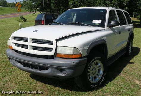 2003 Dodge Durango Sxt Suv In Phillipsburg Mo Item De3712 Sold