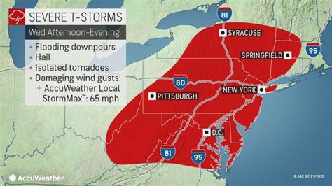 Nj Weather Severe Thunderstorms Could Slam State With High Winds