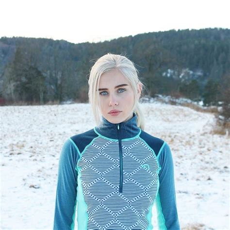 Amalie Snøløs From Norwegiannordic Nordic Blonde Cute Girl Face