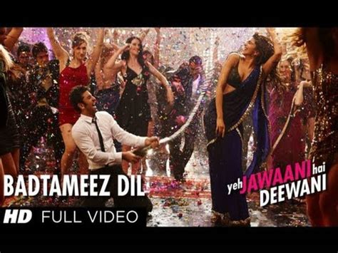 Badtameez Dil Full Song Hd Yeh Jawaani Hai Deewani Ranbir Kapoor