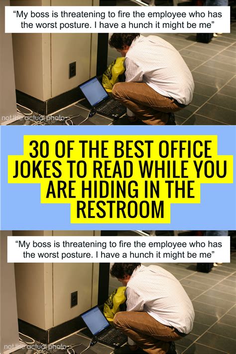 30 Of The Best Office Jokes To Read While You Are Hiding In The Restroom In 2022 Office Jokes