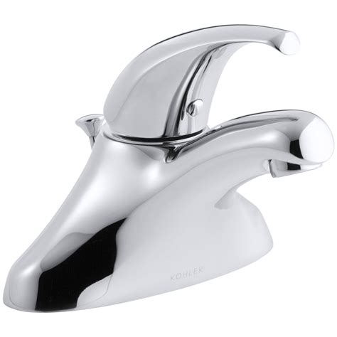 Ultraglide engineered ceramic disc valves resist deterioration and mineral buildup resulting in long lasting reliable performance. Kohler Coralais Centerset Bathroom Faucet with Single ...