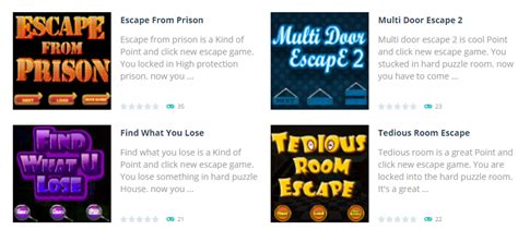 These games might be tricky sometimes, so be prepared. New Escape Games Online: Free Online Escape Room Games