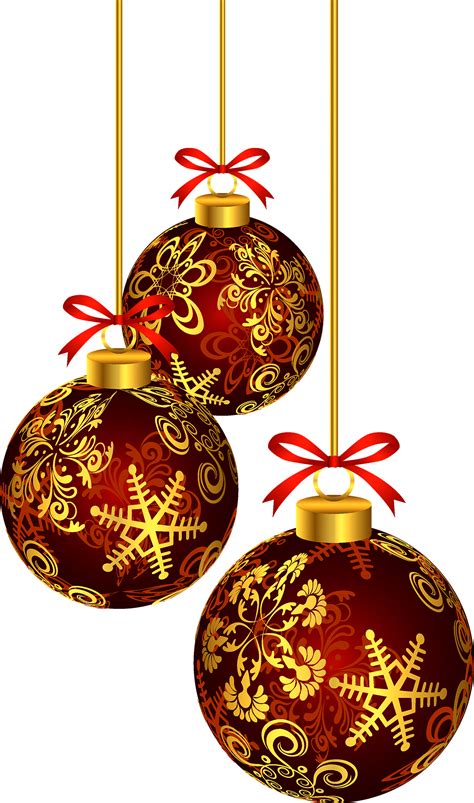Christmas New Year Golden Ball Christmas Png Image And Clipart
