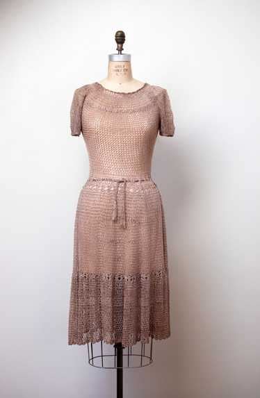 1930s Crochet Dress Gem
