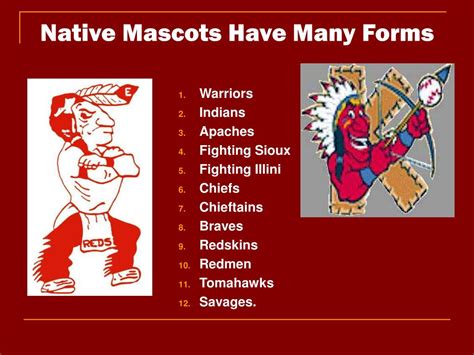 Ppt Native Mascot Images In Sports Powerpoint Presentation Free