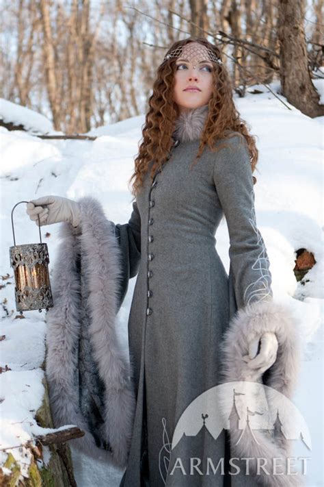 Exclusive Fantasy Fashion Design Coat Heretrix Of The Winter For Sale