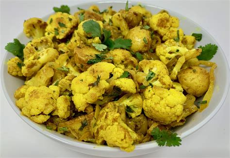 Indian Masala Potato And Cauliflower Chef Veera