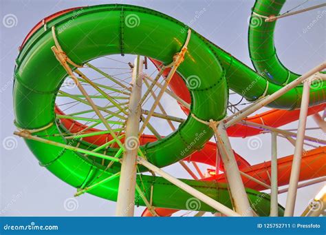 Waterslides In The Aquapark Editorial Image 51061616