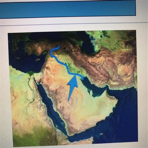 The Arrow On This Map Is Pointing To What River A Euphrates B Ganges C