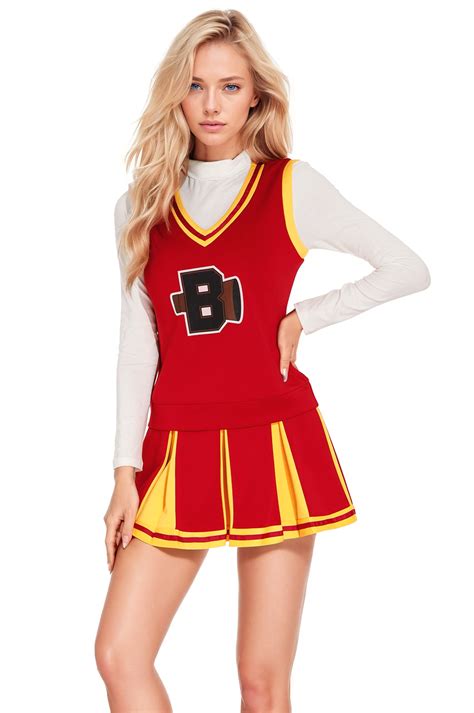 Sexy Cheerleader Costumes And Lingerie Adult Cheerleader Costume