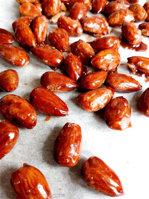 Caramelized almonds recipe - Lazyhomecook