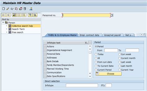 Keep your employee information in one place, and efficiently manage your employee and organizational data. TAB Text Change in HR Master Data - PA30/PA20 | SAP Blogs