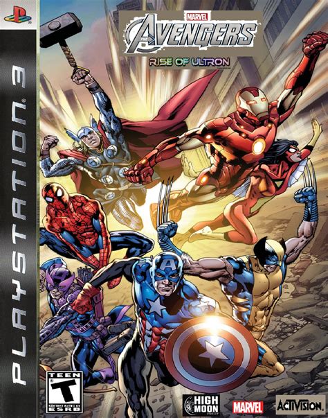 Avengers Rise Of Ultron Ps3 Cover By Deadbones001 On Deviantart