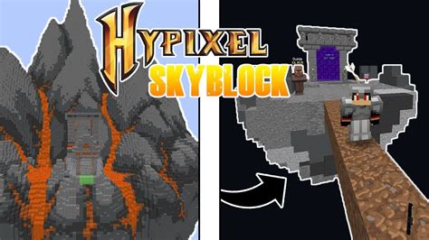 Hypixel Skyblock Minecraft 1 Getting Into The Mines Youtube