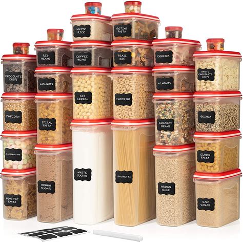 Get 10 rubbermaid containers for just $41. LARGEST Set of 60 Pc Airtight Food Storage Containers (30 ...
