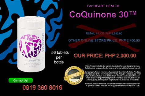 This is a subreddit for general discussion regarding usana. USANA CoQuinone 30™