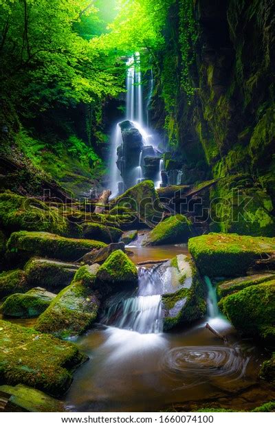 Extraordinary Waterfall View Deep Forest Dagpinar Stock Photo Edit Now