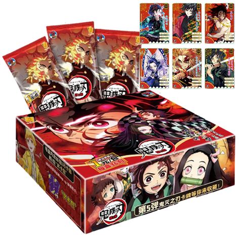 Buy Demon Slayer Cards Ccg Collectible Anime Booster Card Box Trading