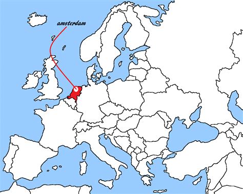 Amsterdam Map Europe