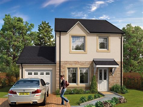 For example, let's say you find the perfect 4 bedroom house plan below, except the garage is a little too small to house your three cars. 3-Bedroom Detached Villa Laurencekirk | The Grange | Muir ...