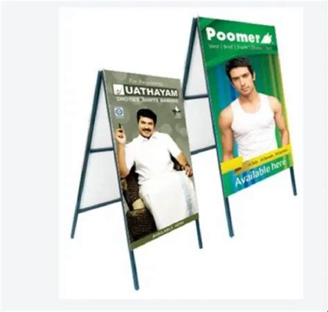 Ms Pvc Portable Flex Banner A Stand For Advertisement At Rs 1150 In