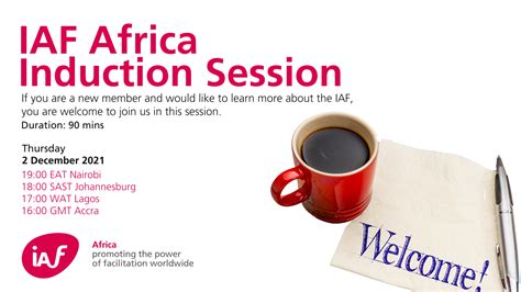 Iaf Africa Induction Session Iaf World