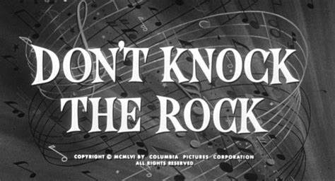 Dont Knock The Rock 1956